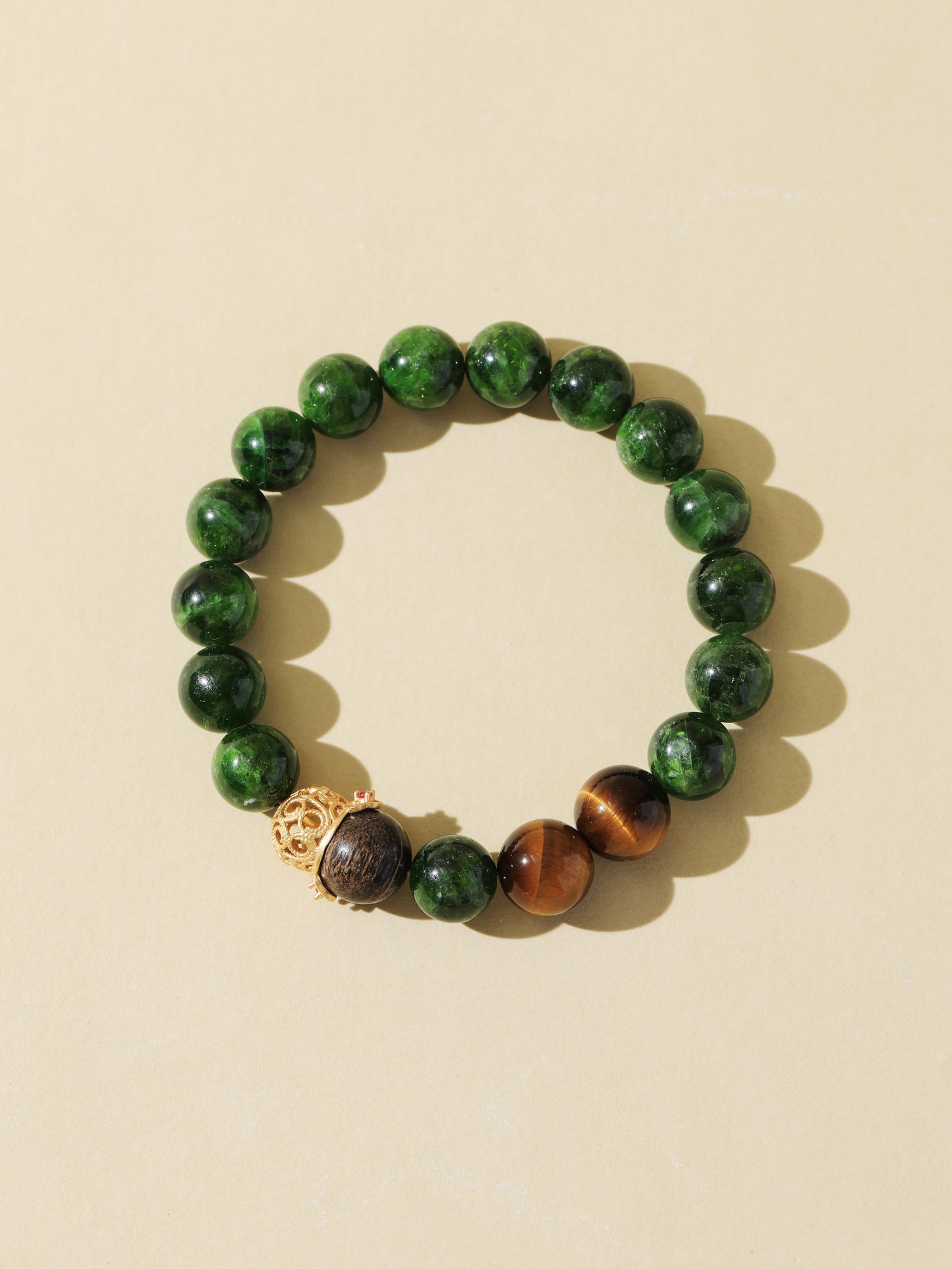 Diopside & Black Tiger’s Eye Bracelet