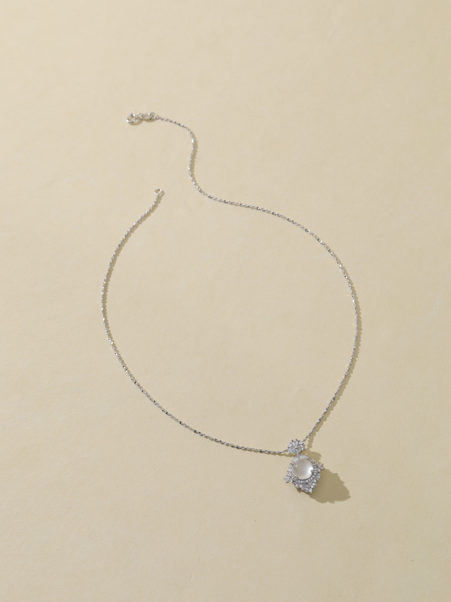 Natural Albite Jade Necklace