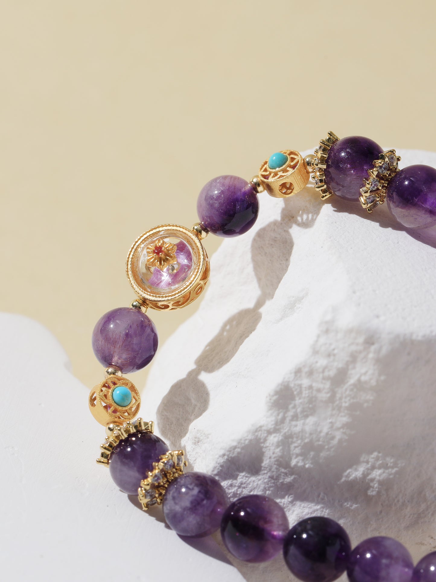 Super Seven Amethyst Bracelet