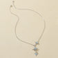 Natural Blue Water Jade Star Necklace