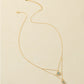 Natural Blue Jade Moon & Star Necklace