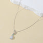 Natural Albite Jade Gourd Necklace