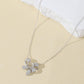 Natural Albite Jade Bow Necklace