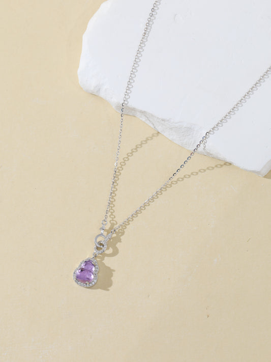 Natural Amethyst Gourd Necklace