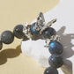 Grey Moonstone & Clear Quartz Bracelet