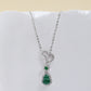 Natural Imperial Green Jade Gourd Necklace