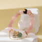 Rose Quartz & Green Quartz Bracelet