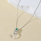 Natural Natural Albite Peace Amulet Necklace