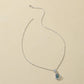 Natural Blue Water Jade Gourd Necklace