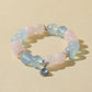 Aquamarine & Rose Quartz Bracelet