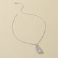 Natural Albite Jade Bean Pod Necklace