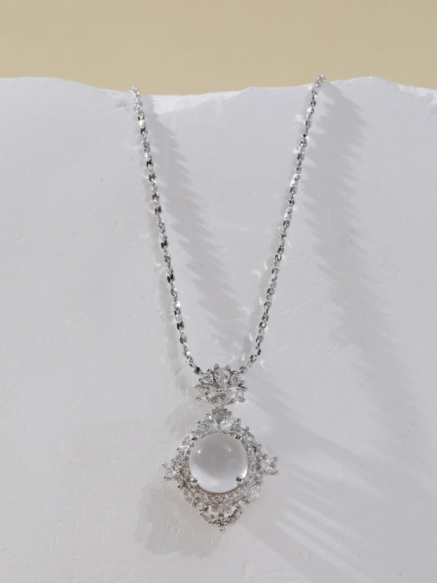 Natural Albite Jade Necklace
