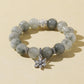 Grey Rabbit Hair Quartz Bracelet