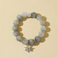Grey Rabbit Hair Quartz Bracelet