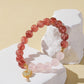 Strawberry Quartz & Rose Quartz Bracelet