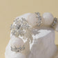 White Snowflake Stone Bracelet