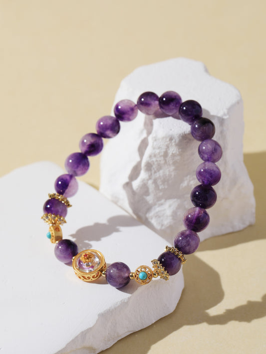 Super Seven Amethyst Bracelet