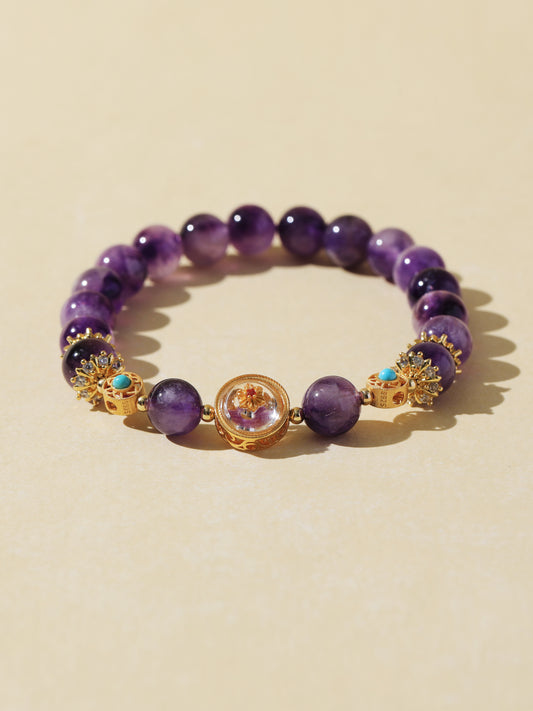 Super Seven Amethyst Bracelet