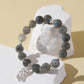 Grey Moonstone Bracelet with Dreamcatcher