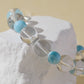 Clear Quartz & Larimar Bracelet