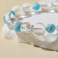 Clear Quartz & Larimar Bracelet