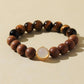 Black Tiger's Eye & Sandalwood Bracelet