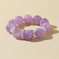 Purple Rabbit Hair Quartz Bracelet