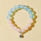 Aquamarine & Rose Quartz Bracelet