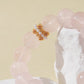 Rose Quartz Bracelet with White Butterfly