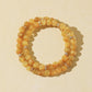 Double-Wrap Gold Rutilated Quartz Bracelet