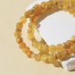 Double-Wrap Gold Rutilated Quartz Bracelet