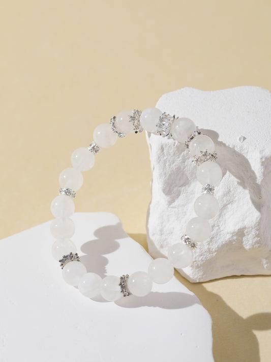 Snow Phantom Quartz Bracelet