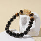 Obsidian & Black Tiger's Eye Bracelet
