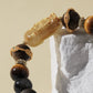 Obsidian & Black Tiger's Eye Bracelet