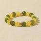 Amber & Xiuyan Jade Bracelet