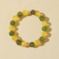 Amber & Xiuyan Jade Bracelet