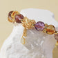 Faceted Amethyst & Citrine Bracelet