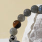 Grey Moonstone & Black Tiger’s Eye Bracelet