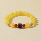 Amber & Cinnabar Bracelet