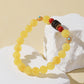 Amber & Cinnabar Bracelet