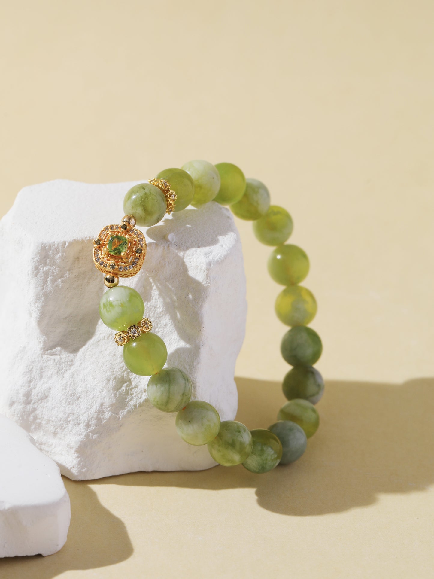 Gradient Xiuyan Jade Bracelet