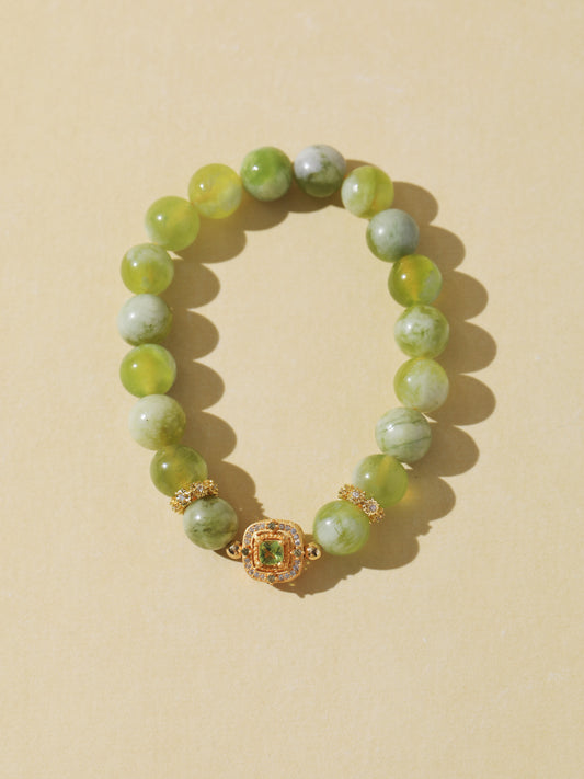 Gradient Xiuyan Jade Bracelet